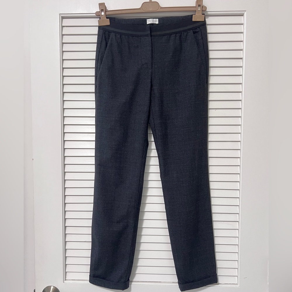 Brunello Cuninelli Plaid Pants
